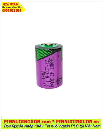 Tadiran TL-4902; Pin nuôi nguồn PLC Tadiran TL-4902 lithium 3.6v 1/2AA 1200mAh _Xuất xứ Israel